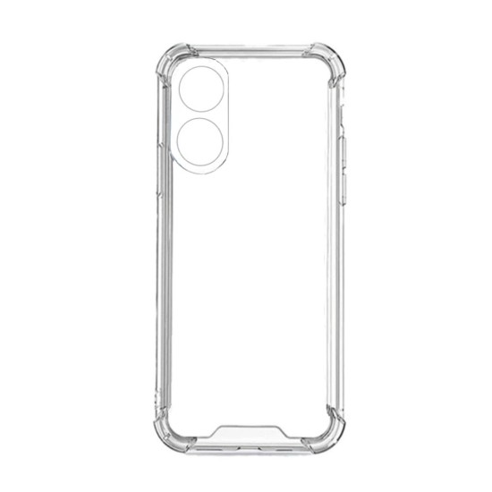 Capa de Silicone com Cantos Dura para Oppo A58 5g/A78 5g Transparente